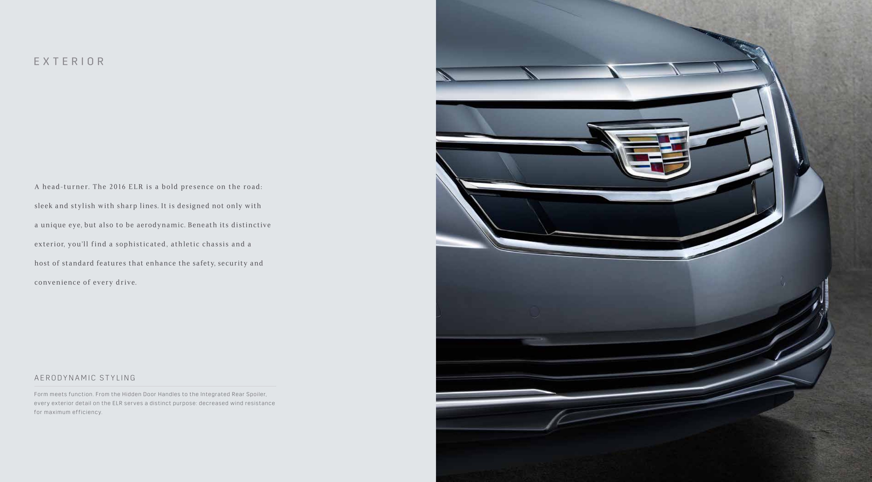2016 Cadillac ELR Brochure 2016 Cadillac ELR Brochure